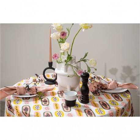 Салфетка под приборы из умягченного льна розово-пудрового цвета из коллекции essential, 35х45 см