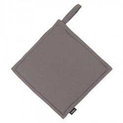 Прихватка из хлопка серого цвета из коллекции essential, 22х22 см