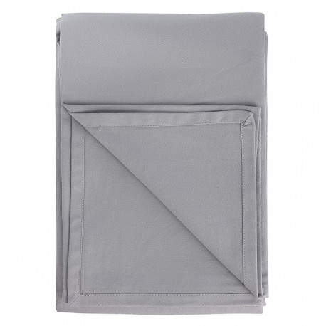 Скатерть из хлопка серого цвета из коллекции essential, 170х170 см