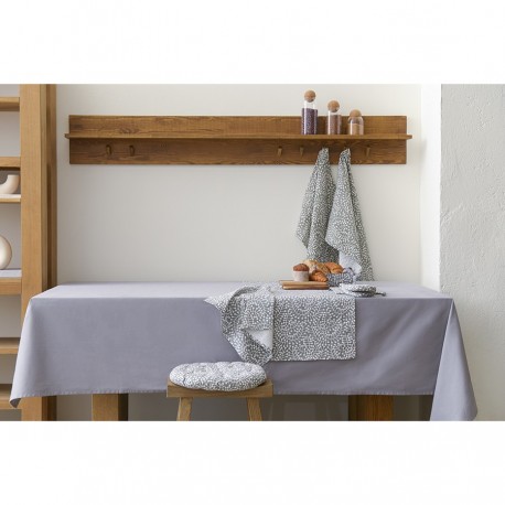 Скатерть из хлопка серого цвета из коллекции essential, 170х170 см