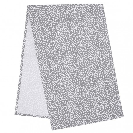 Дорожка на стол серого цвета с принтом Спелая Смородина из коллекции scandinavian touch, 45х150 см