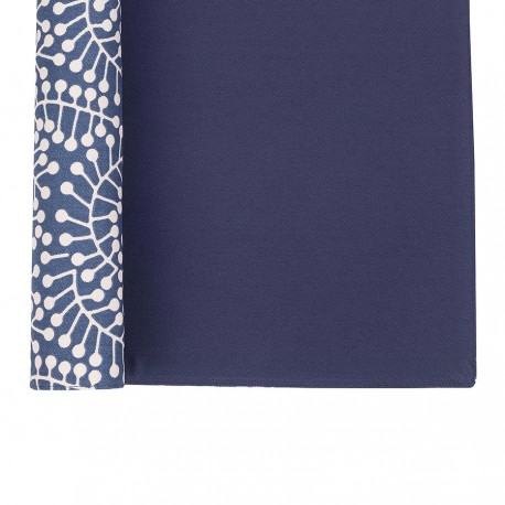 Салфетка двухсторонняя под приборы темно-синяя с принтом Спелая Смородина из коллекции scandinavian touch, 35х45 см