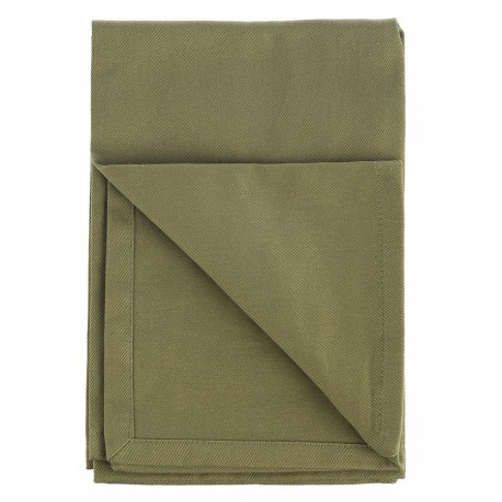 Набор из двух салфеток сервировочных из хлопка оливкового цвета из коллекции essential, 45х45 см