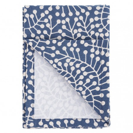 Набор из двух салфеток сервировочных темно-синего цвета с принтом Спелая Смородина из коллекции scandinavian touch, 45х45 см