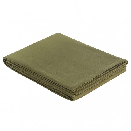 Скатерть из хлопка оливкового цвета из коллекции essential, 170х170 см