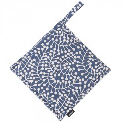 Прихватка темно-синего цвета с принтом Спелая Смородина из коллекции scandinavian touch, 22х22 см