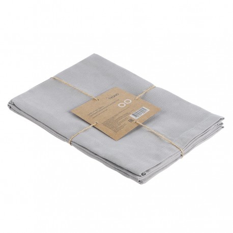 Набор из двух салфеток сервировочных из хлопка серого цвета из коллекции essential, 45х45 см