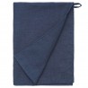 Набор из двух вафельных полотенец изо льна темно-синего цвета из коллекции essential, 50х70 см