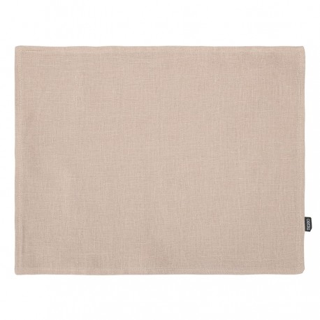 Салфетка под приборы из стираного льна бежевого цвета из коллекции essential, 35х45 см