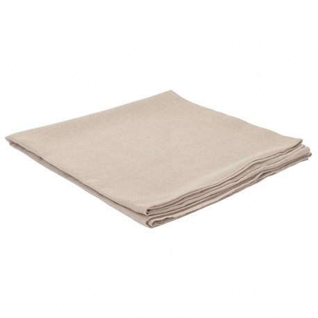 Скатерть из стираного льна бежевого цвета из коллекции essential, 150х250 см