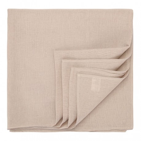 Скатерть из стираного льна бежевого цвета из коллекции essential, 150х250 см
