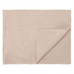 Дорожка на стол из стираного льна бежевого цвета из коллекции essential, 45х150 см
