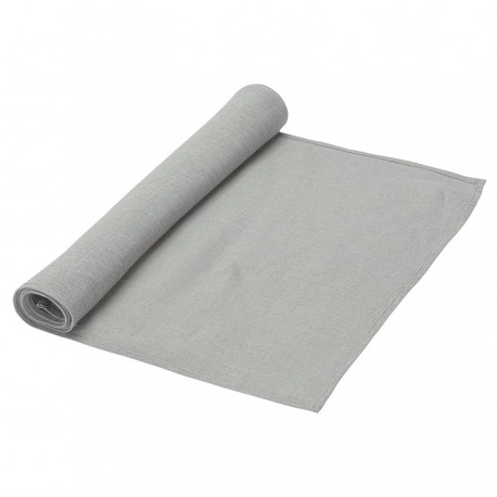 Дорожка на стол из стираного льна серого цвета из коллекции essential, 45х150 см