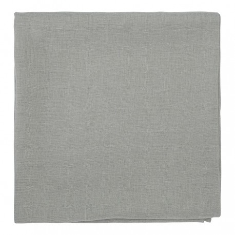 Скатерть из стираного льна серого цвета из коллекции essential, 170х170 см