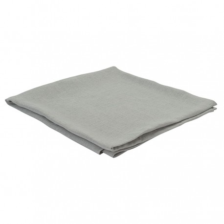 Скатерть из стираного льна серого цвета из коллекции essential, 170х170 см