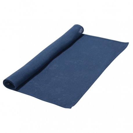 Салфетка сервировочная из стираного льна синего цвета из коллекции essential, 45х45 см