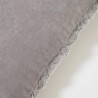 Чехол для подушки Cedella 100% хлопок с эффектом бархата серый 45 x 45 cm