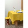 Скатерть из стираного льна горчичного цвета из коллекции essential, 150х250 см