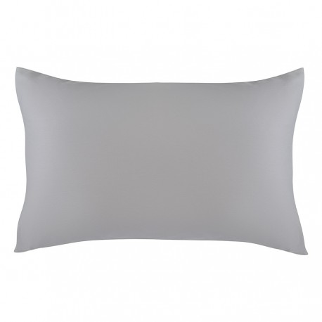 Комплект постельного белья из премиального сатина серого цвета из коллекции essential, 150х200 см