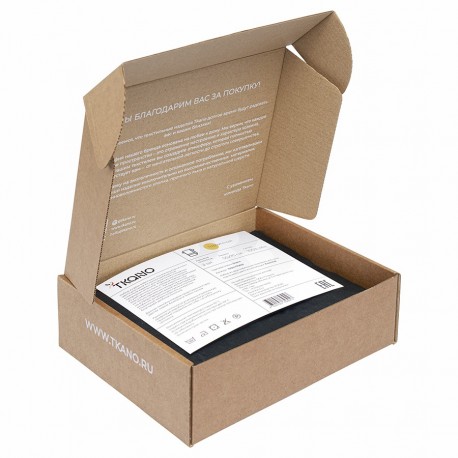 Набор из двух кухонных жаккардовых полотенец горчичного цвета из коллекции essential