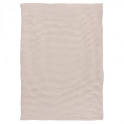 Набор из двух вафельных полотенец изо льна цвета пыльной розы из коллекции essential, 50х70 см