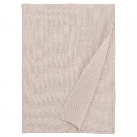 Набор из двух вафельных полотенец изо льна цвета пыльной розы из коллекции essential, 50х70 см