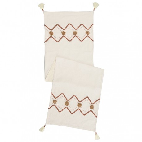 Дорожка на стол с вышивкой geometry из коллекции ethnic, 45х150 см