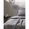 Комплект постельного белья из премиального сатина серого цвета из коллекции essential, 200х220 см