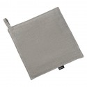 Прихватка из стираного льна серого цвета из коллекции essential, 22х22 см