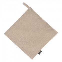 Прихватка из стираного льна бежевого цвета из коллекции essential, 22х22 см