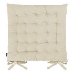 Подушка на стул из хлопка бежевого цвета из коллекции essential, 35х35 см