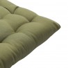 Подушка на стул из хлопка оливкового цвета из коллекции essential, 35х35 см