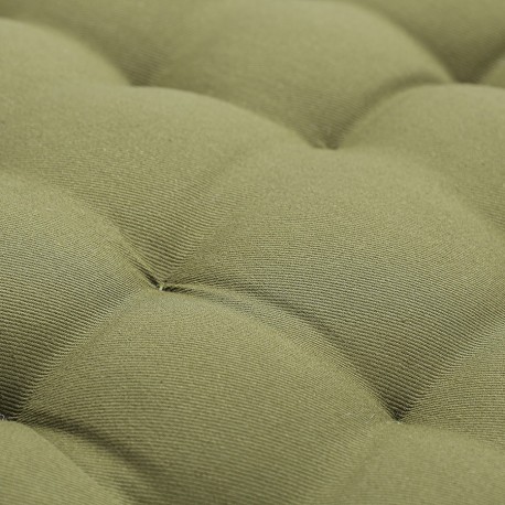 Подушка на стул из хлопка оливкового цвета из коллекции essential, 35х35 см