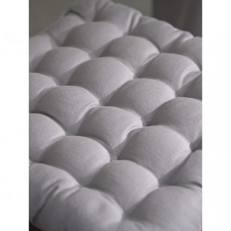 Подушка на стул из хлопка серого цвета из коллекции essential, 35х35 см