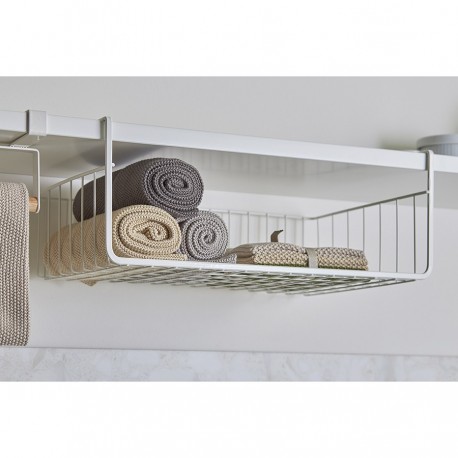 Набор из двух кухонных вязаных полотенец из коллекции essential, серое/экрю