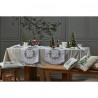 Набор из двух салфеток под приборы festive wreath из коллекции new year essential, D38 см