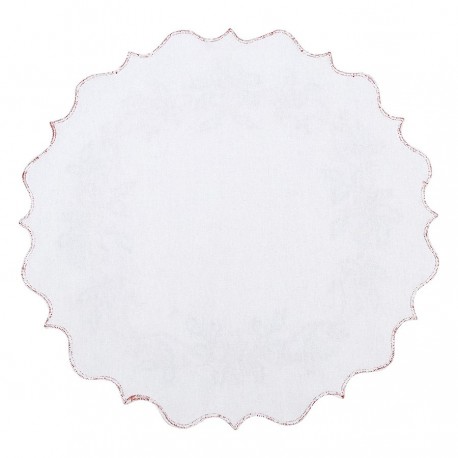 Набор из двух салфеток под приборы festive wreath из коллекции new year essential, D38 см