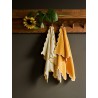 Набор кухонных полотенец с контрастным кантом горчичного цвета из коллекции trendy ruffles, 50х70 см
