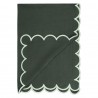 Набор кухонных полотенец с контрастным кантом зеленого цвета из коллекции trendy ruffles, 50х70 см