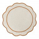Салфетка под приборы anemone из коллекции trendy ruffles, D38 см, карри