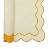Салфетка под приборы с контрастным кантом горчичного цвета из коллекции trendy ruffles, 35х45 см