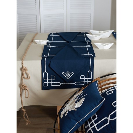 Салфетка под приборы navy story из коллекции sea treasures, 33х48 см