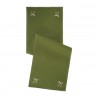 Дорожка на стол fancy bows оливкового цвета из коллекции essential, 45x150 см