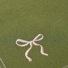 Дорожка на стол fancy bows оливкового цвета из коллекции essential, 45x150 см
