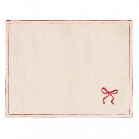 Салфетка под приборы fancy bows бежевого цвета из коллекции essential, 35х45 см