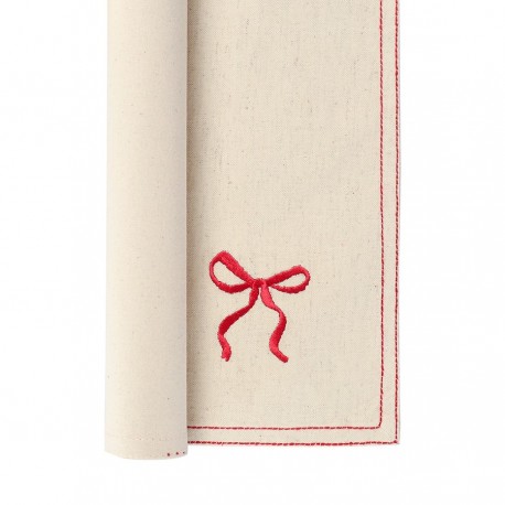 Салфетка под приборы fancy bows бежевого цвета из коллекции essential, 35х45 см