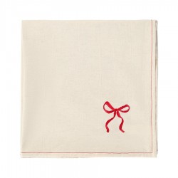 Скатерть fancy bows бежевого цвета из коллекции essential, 180х180 см