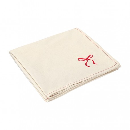 Скатерть fancy bows бежевого цвета из коллекции essential, 180х180 см