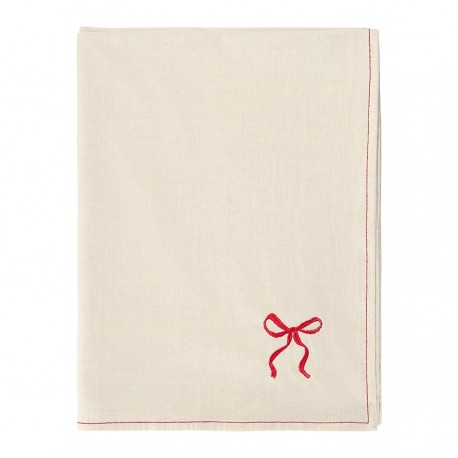 Скатерть fancy bows бежевого цвета из коллекции essential, 180х240 см