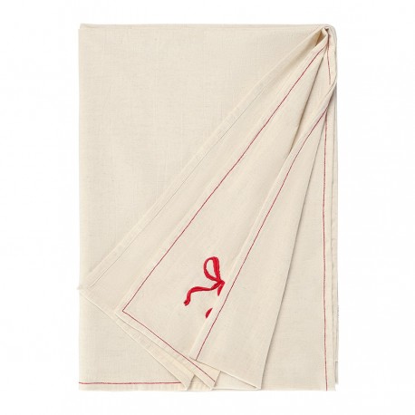 Скатерть fancy bows бежевого цвета из коллекции essential, 180х240 см